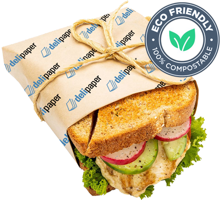 Custom Printed Sandwich Wrap and Deli Paper - Custom Packaging and  Products, Inc.