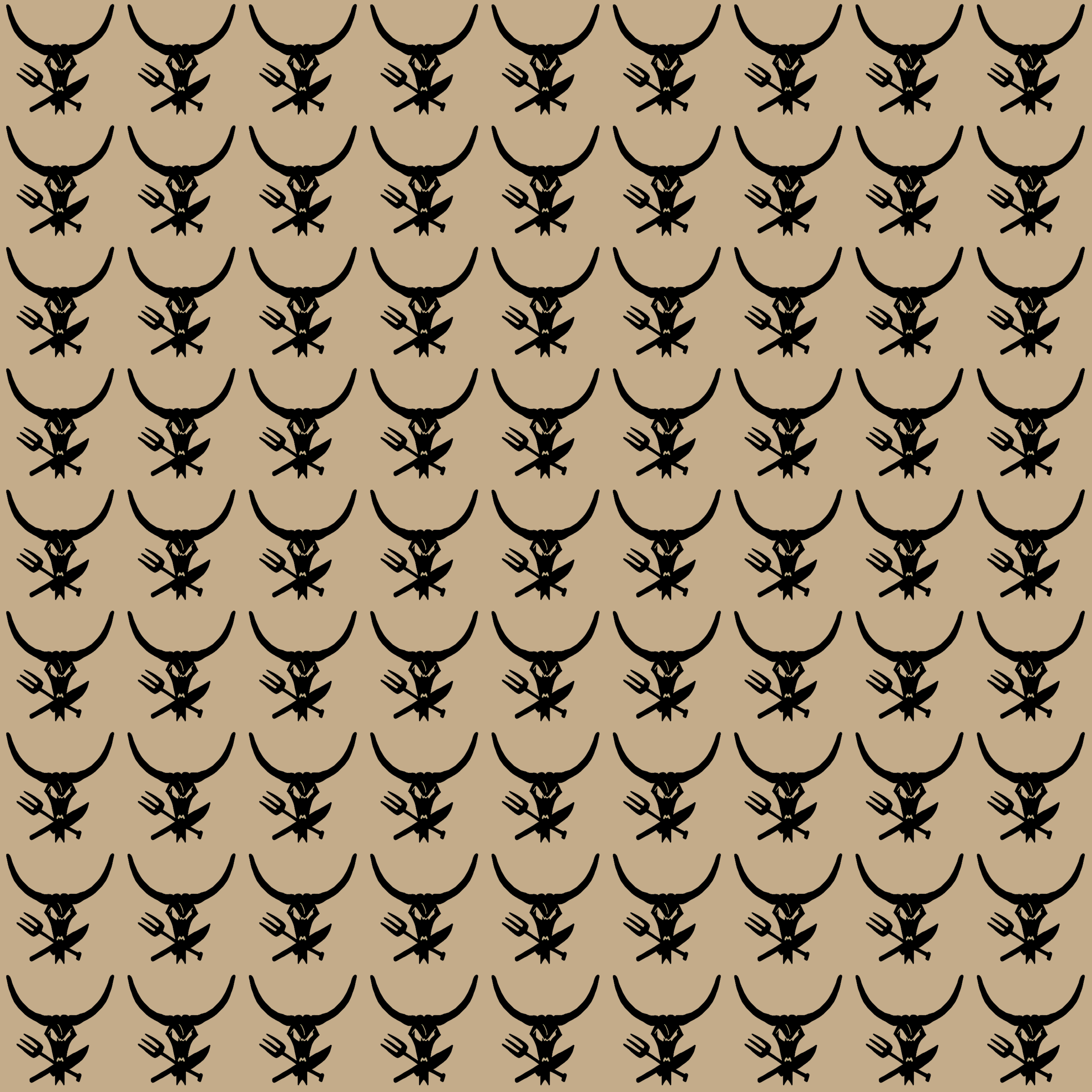 9" x 9" - 500 - 1color - Kraft Brown